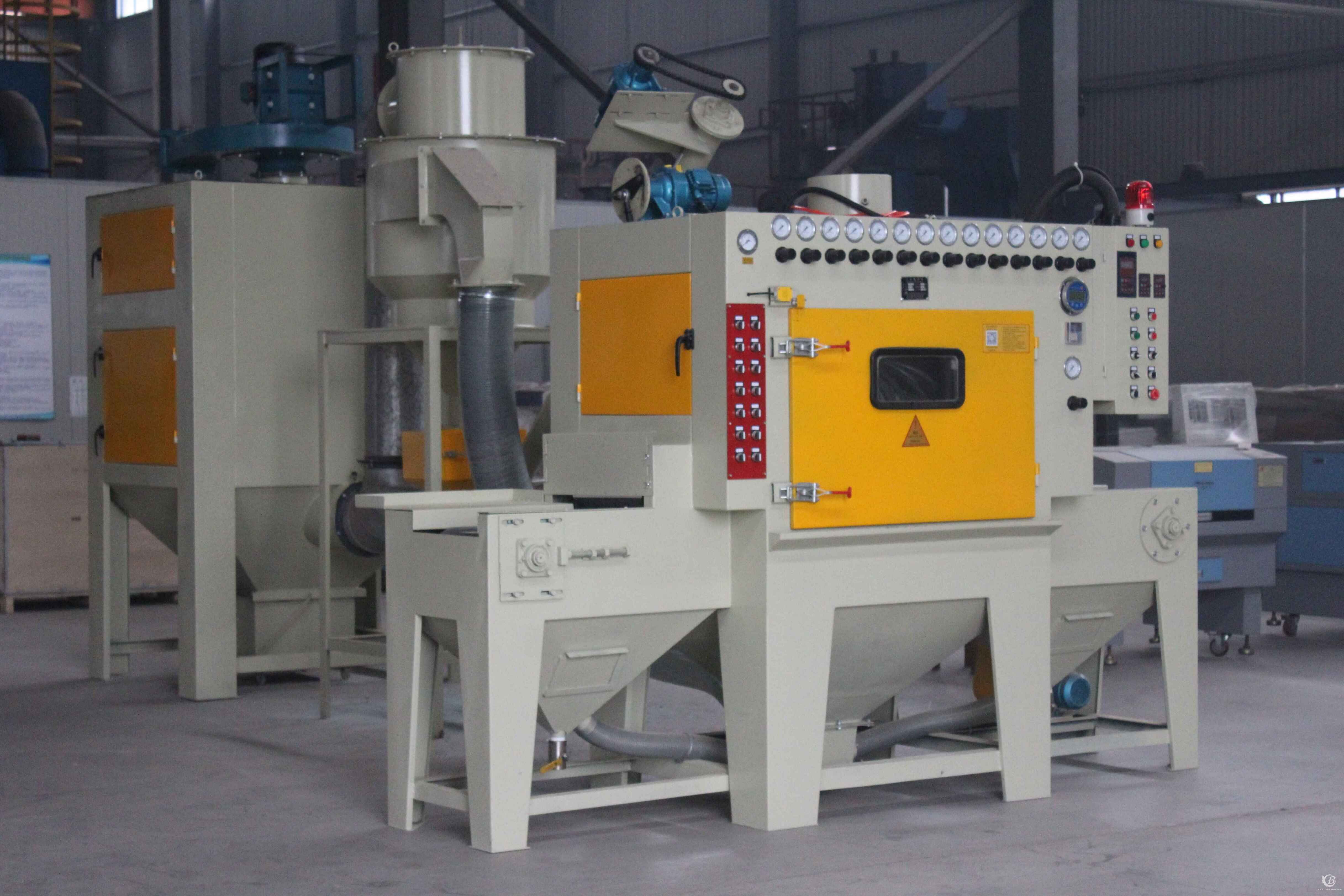 硅片機，履帶式自動噴砂機